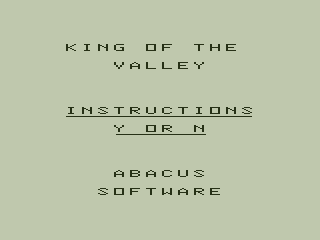 Game cover: King of Valley
