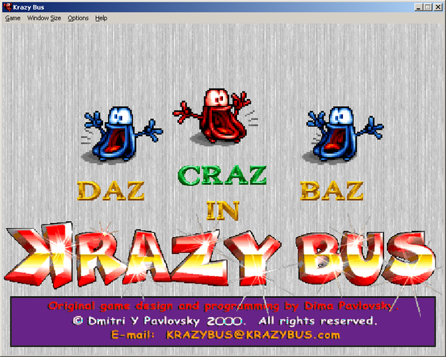 Game cover: Krazy Bus