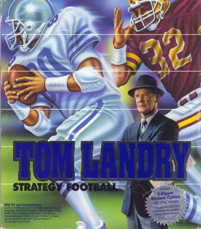Game cover: Tom Landry Strategy Football