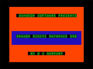 Game cover: Dragon Digits Mathpack One