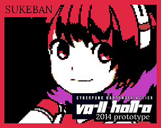 Game cover: VA-11 HALL-A: Cyberpunk Bartender Action - Prototype