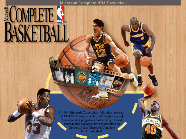 Game cover: Microsoft Complete NBA Basketball: '94-'95 Season