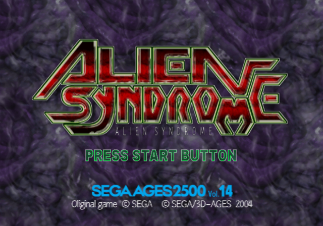 Game cover: Sega Ages 2500: Vol.14 - Alien Syndrome
