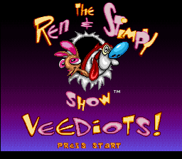 Game cover: The Ren & Stimpy Show: Veediots!