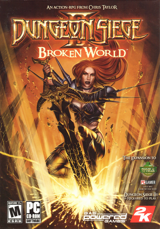 Game cover: Dungeon Siege II: Broken World