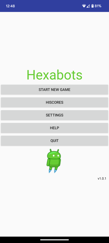 Game cover: Hexabots