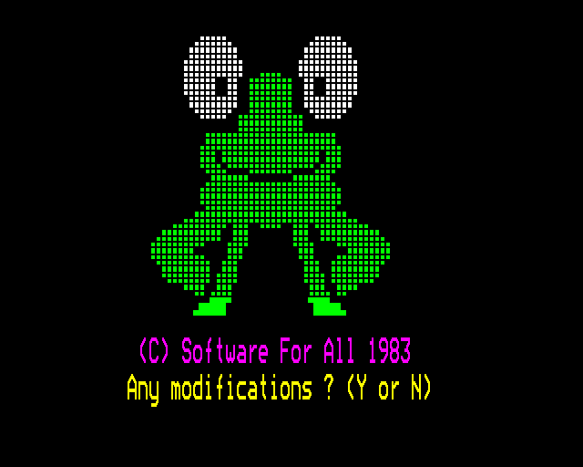 Game cover: The Frog