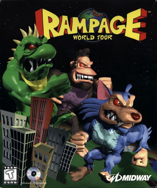 Game cover: Rampage World Tour