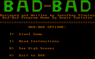 Game cover: Bad-Bad