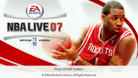 Game cover: NBA Live 07