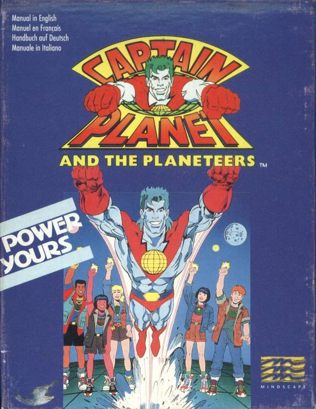 Game cover: Captain Planet and the Planeteers