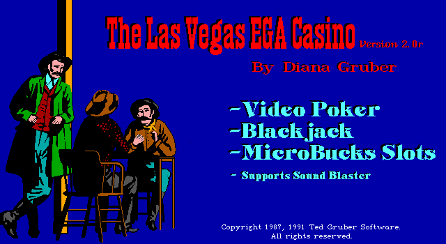 Game cover: The Las Vegas EGA Casino (Version 2.0)
