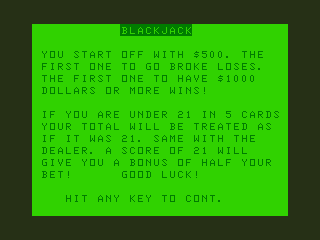 Game cover: Blackjack