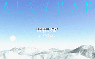 Game cover: Aleshar: The World of Ice