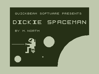 Game cover: Dickie Spaceman