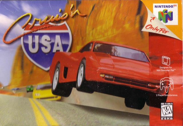 Game cover: Cruis'n USA