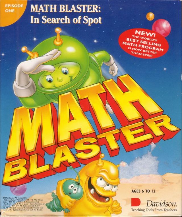 Game cover: Math Blaster: Episode One - In Search of Spot