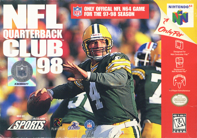 Game cover: NFL Quarterback Club 98