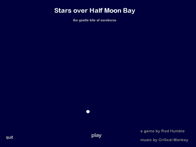 Game cover: Stars over Half Moon Bay