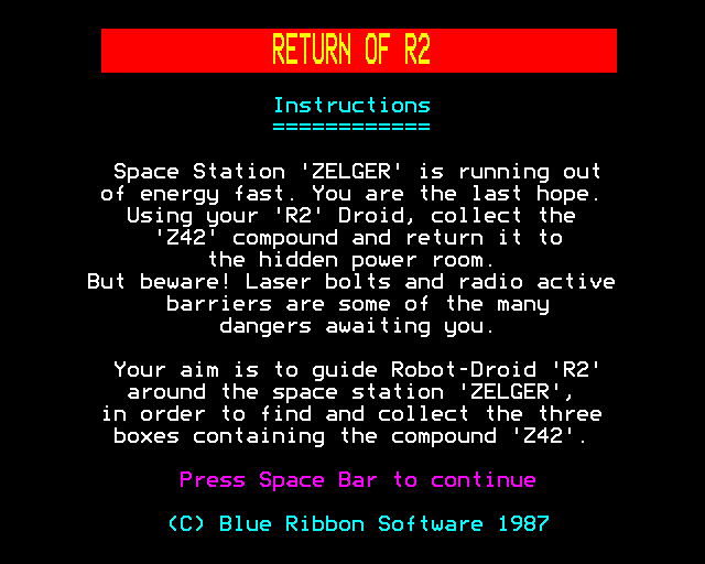Game cover: Return of R2