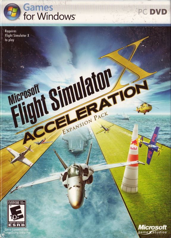Game cover: Microsoft Flight Simulator X: Acceleration