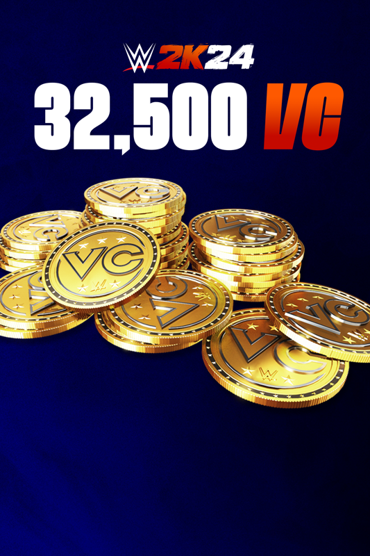 Game cover: WWE 2K24: 32,500 VC