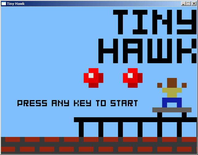 Game cover: Tiny Hawk