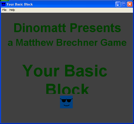 Game cover: Your Basic Block