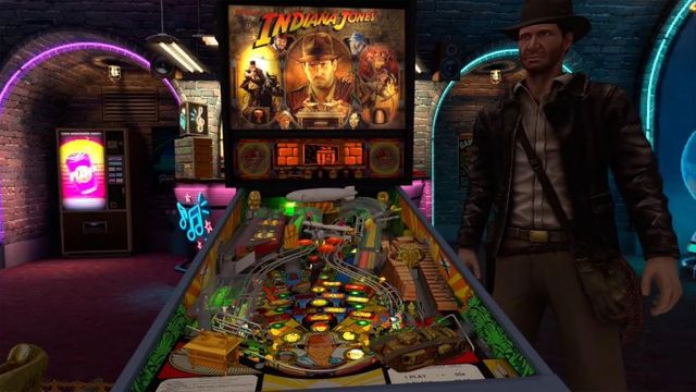 Game cover: Pinball FX VR: Indiana Jones - The Pinball Adventure