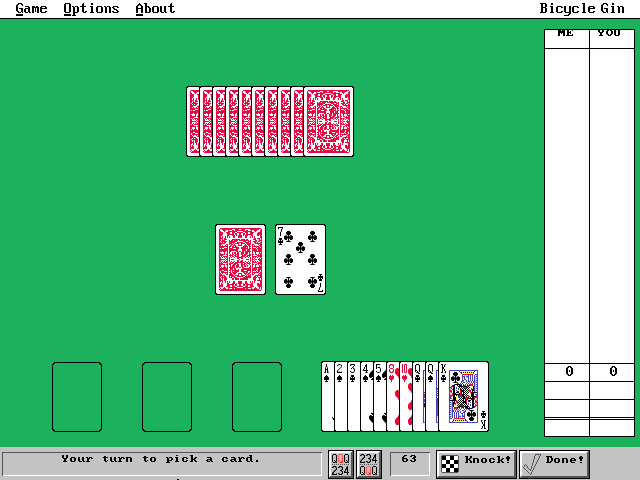 Game cover: Bicycle Gin