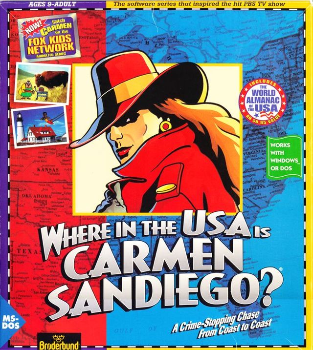 Game cover: Where in the USA Is Carmen Sandiego? (Deluxe Edition)