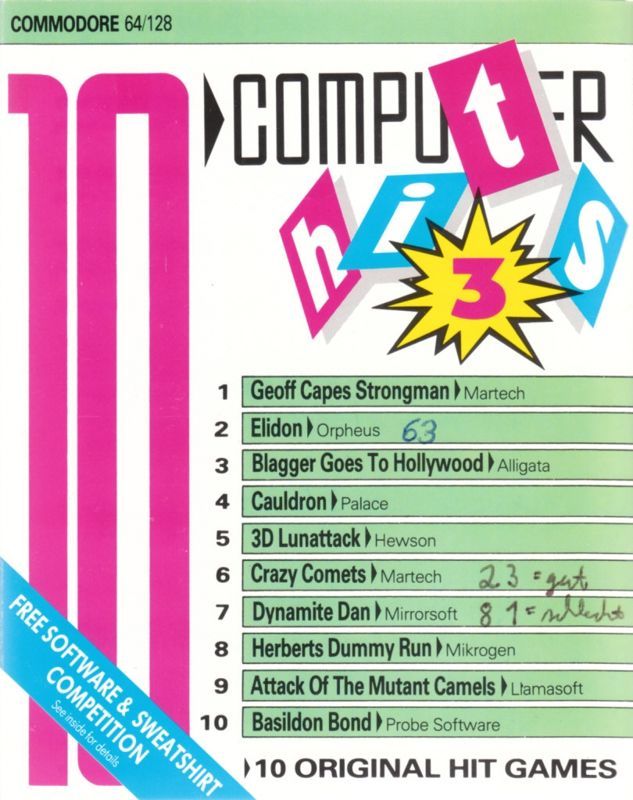 Game cover: 10 Computer Hits 3