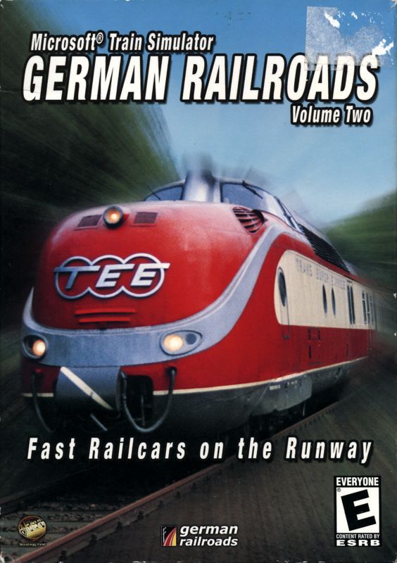 Game cover: Microsoft Train Simulator: German Railroads Volume Two - Fast Railcars on the Runway