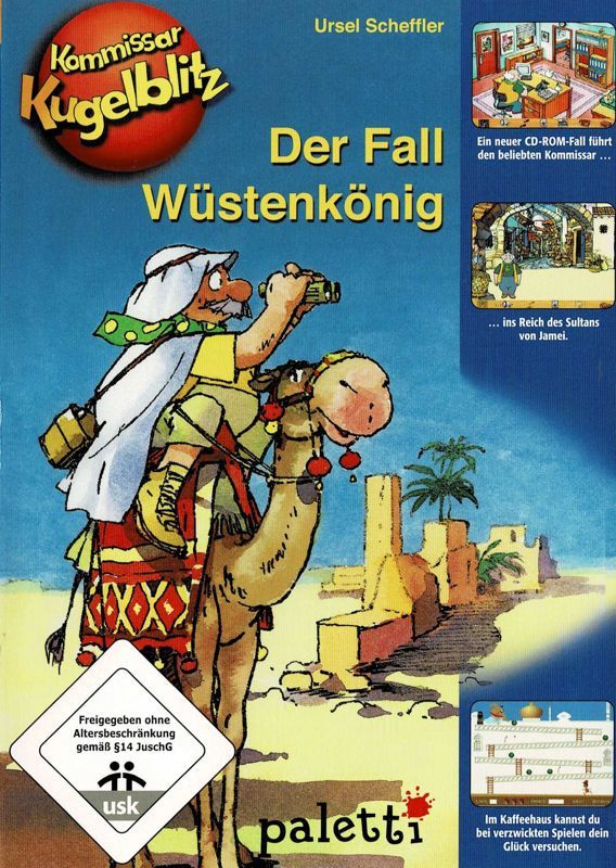 Game cover: Kommissar Kugelblitz: Der Fall Wüstenkönig