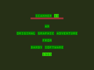 Game cover: Scanner 13