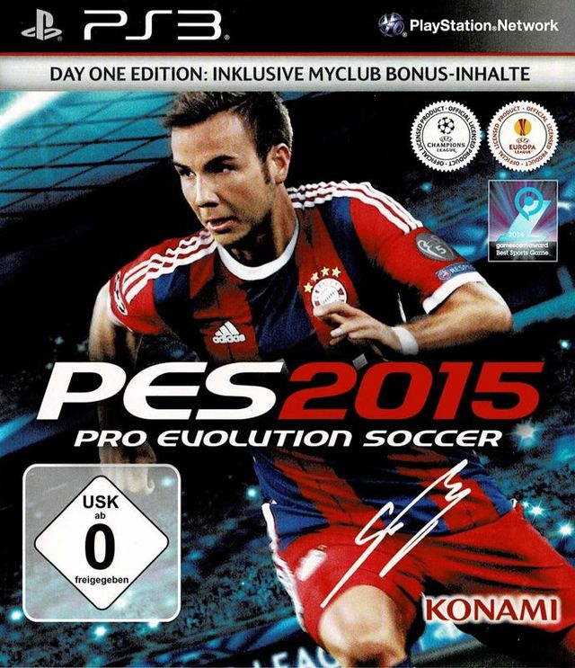 Game cover: PES 2015: Pro Evolution Soccer (Day One Edition)