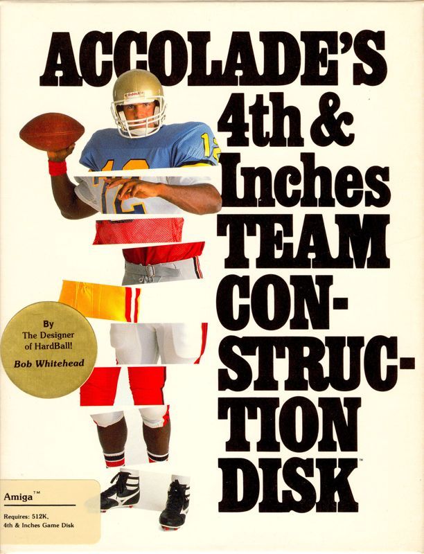 Game cover: 4th & Inches Team Construction Disk