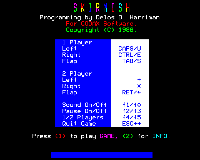 Game cover: Skirmish