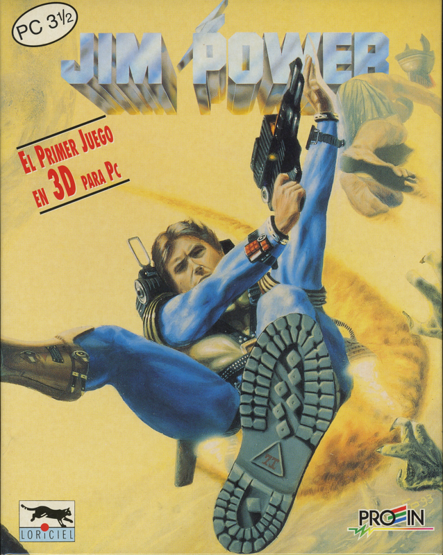 Game cover: Jim Power: The Lost Dimension in 3D