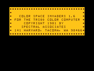 Game cover: Color Space Invaders