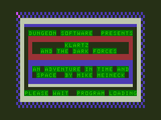 Game cover: Klartz and the Dark Forces