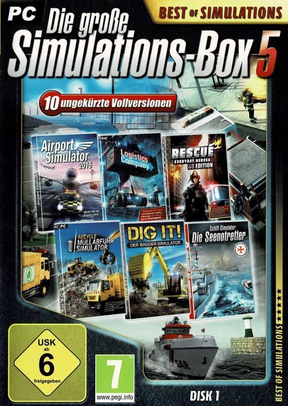 Game cover: Die große Simulations-Box 5