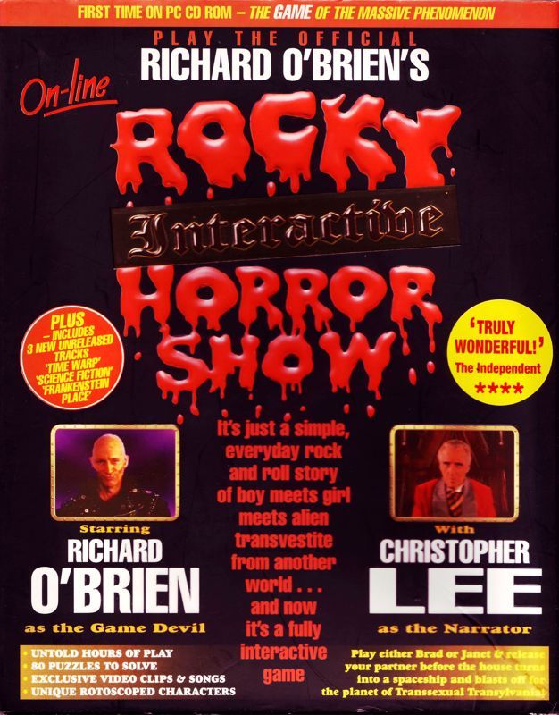 Game cover: Rocky Interactive Horror Show