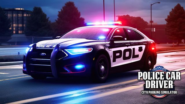 Game cover: Police Car Driver: City Parking Simulator