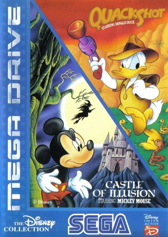 Game cover: The Disney Collection: Quackshot Starring Donald Duck & Castle of Illusion Starring Mickey Mouse