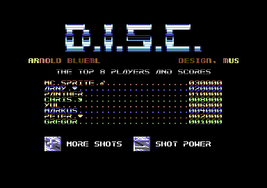Game cover: D.I.S.C.