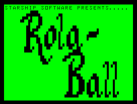Game cover: Rola-Ball