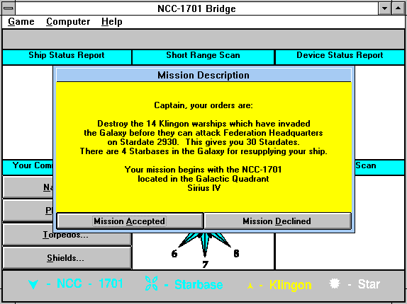 Game cover: NCC-1701