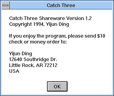 Game cover: Catch Three