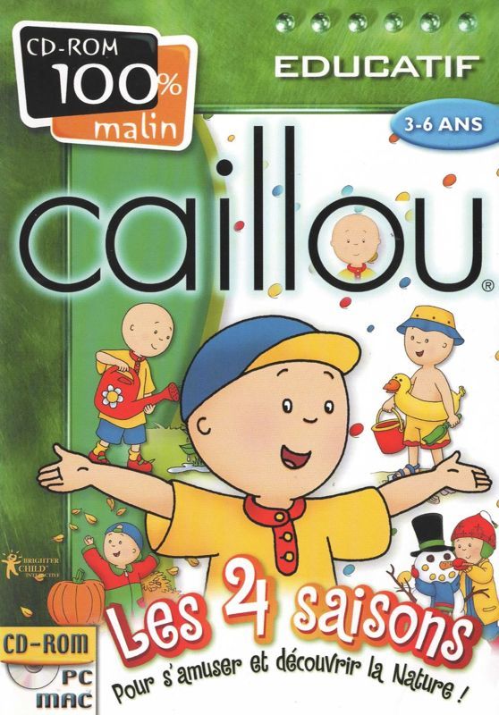 Game cover: Caillou: Four Seasons of Fun